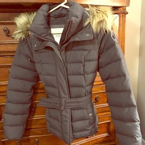 Abercrombie & Fitch Jacket with Faux Fur hood.
